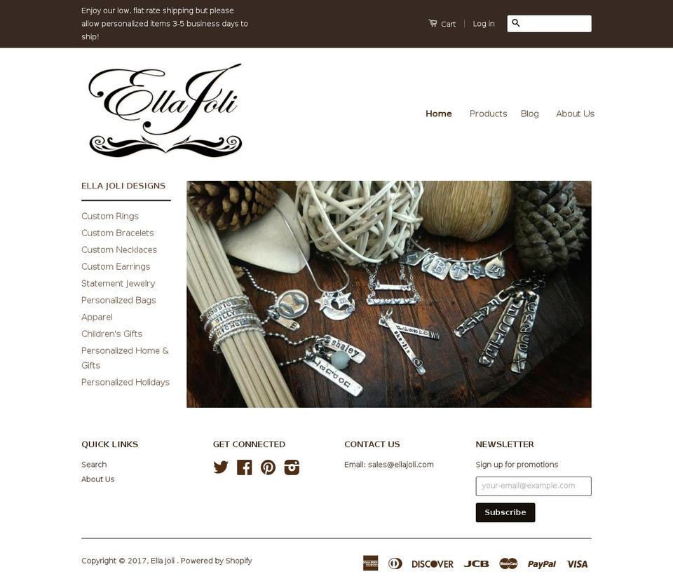 ellajoli.com shopify website screenshot