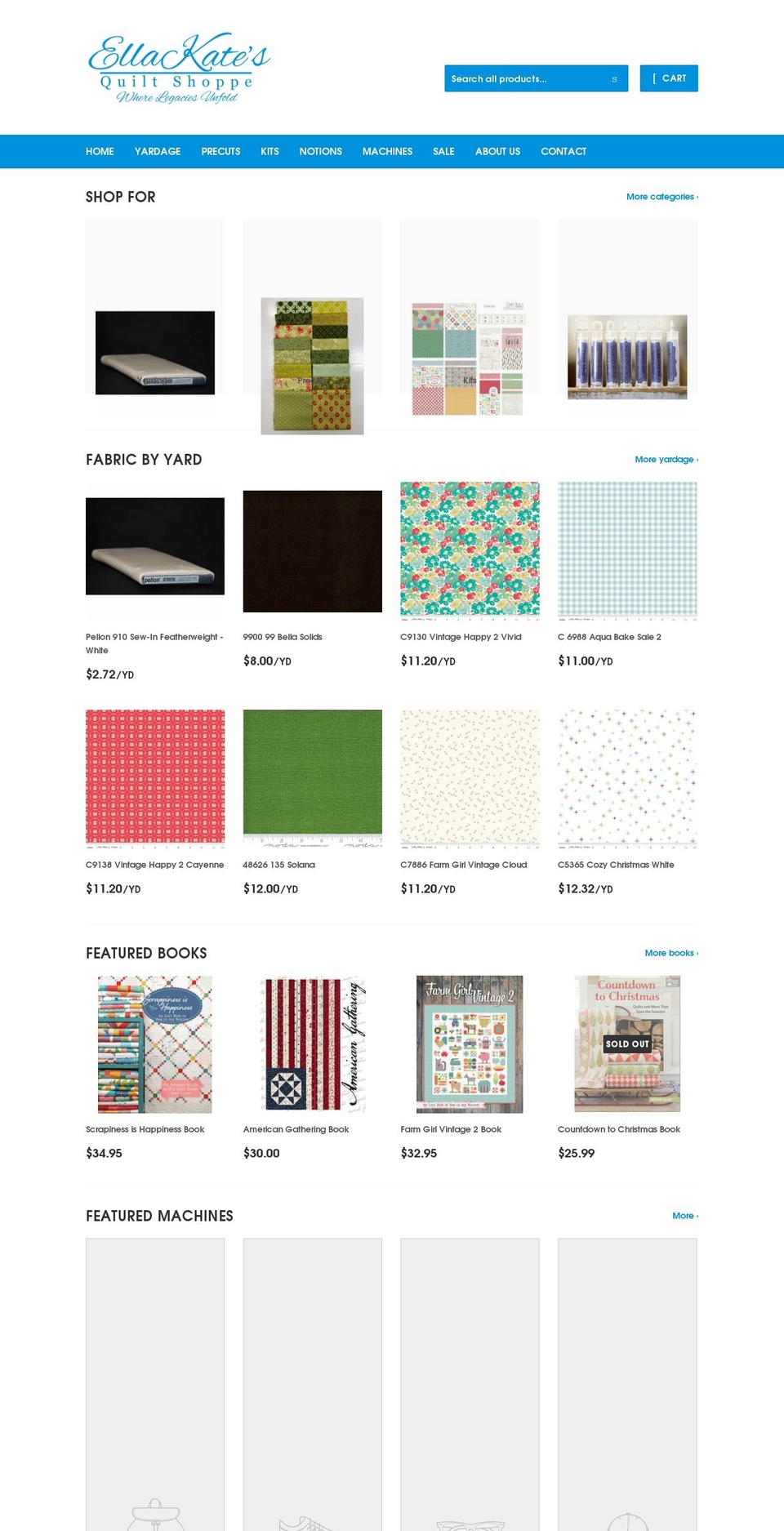 ellakates.com shopify website screenshot