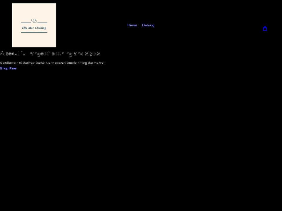 ellamaeclothing.com shopify website screenshot
