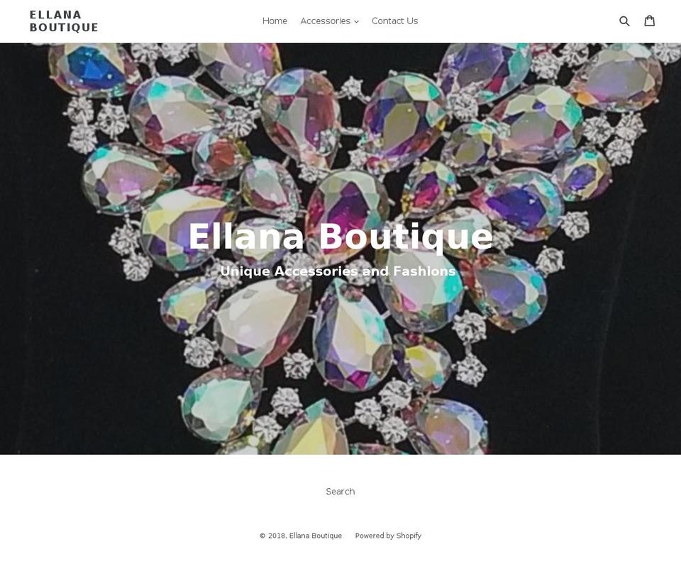ellanaboutique.com — Shopify storefront screenshot