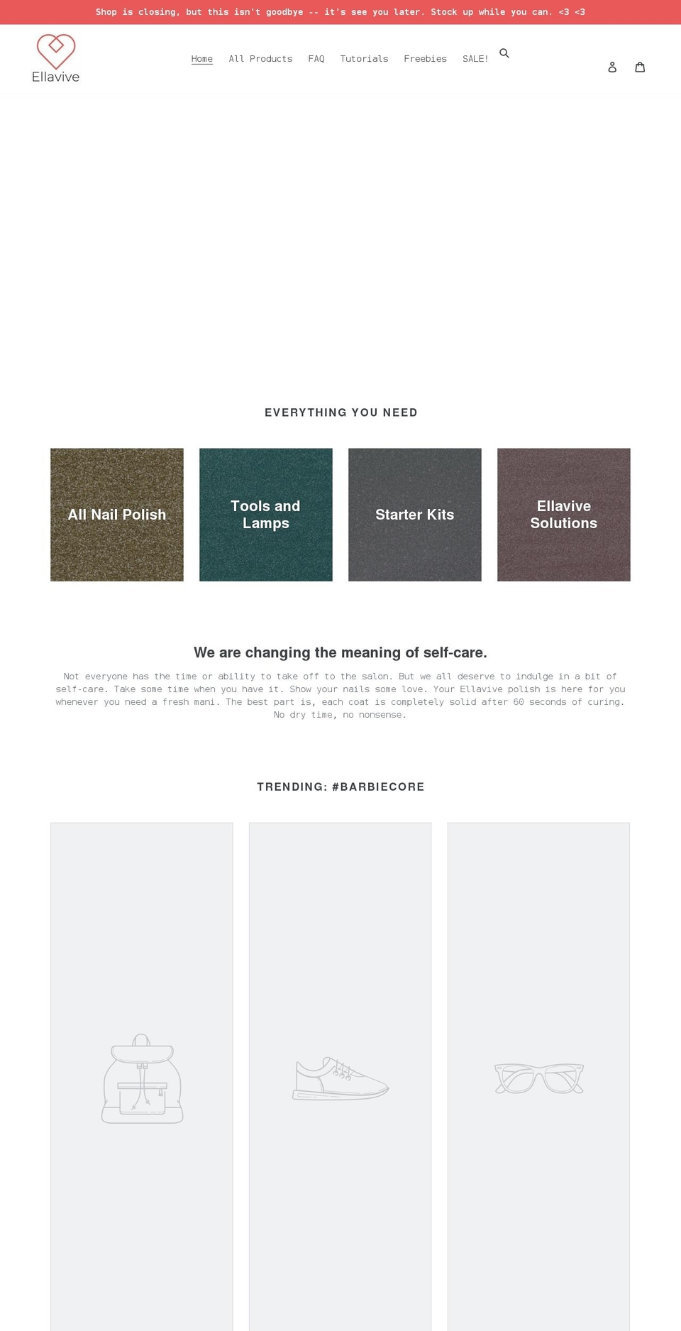 ellaviveproducts.com shopify website screenshot
