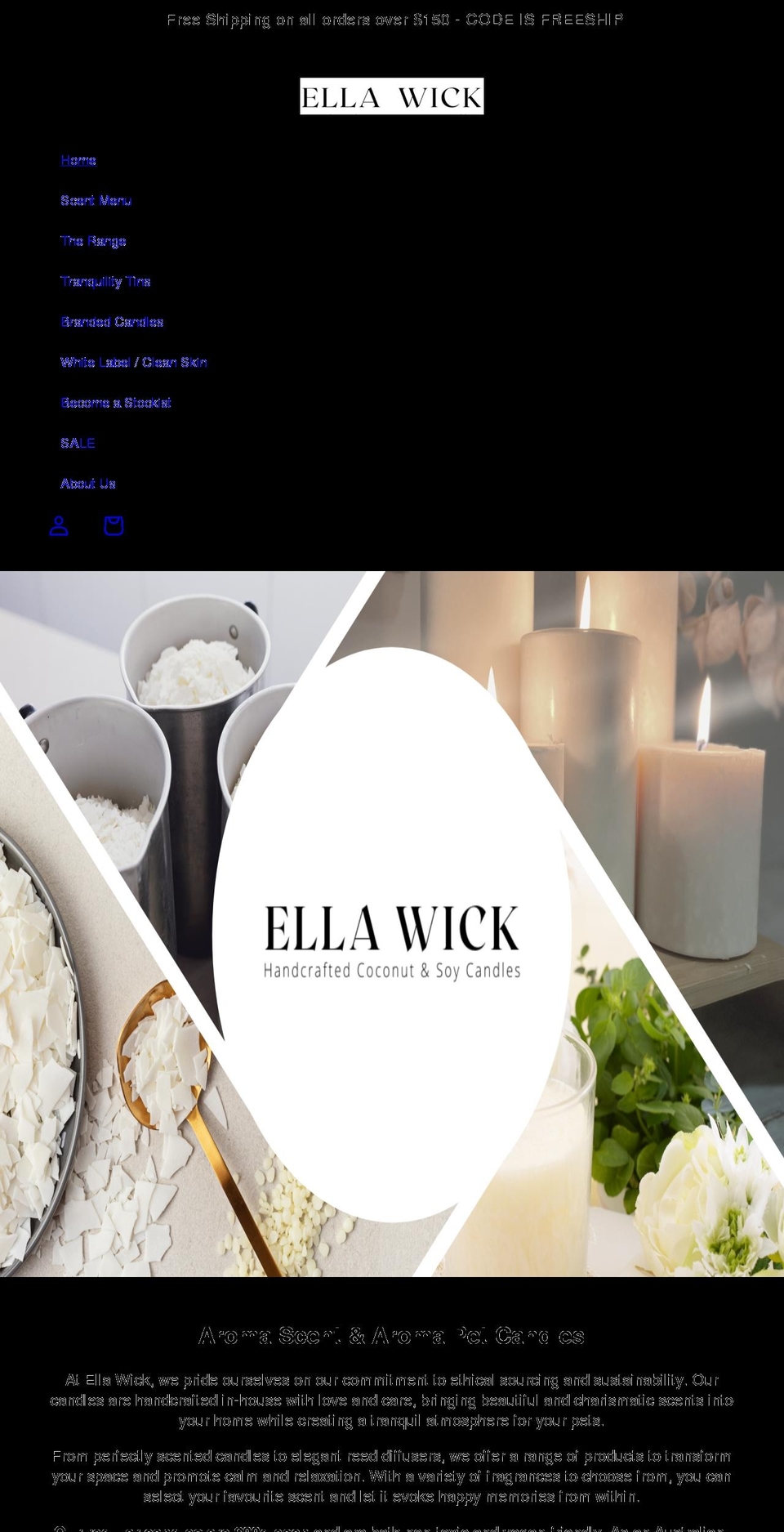 ellawick.com shopify website screenshot