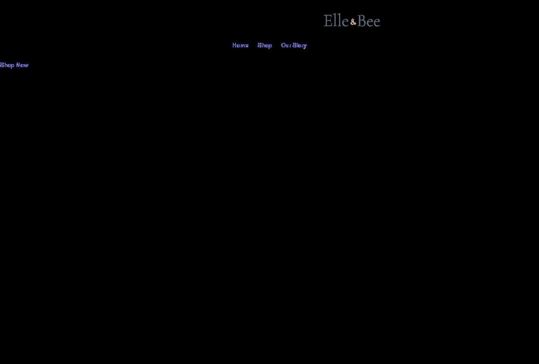 elleandbeestore.com shopify website screenshot