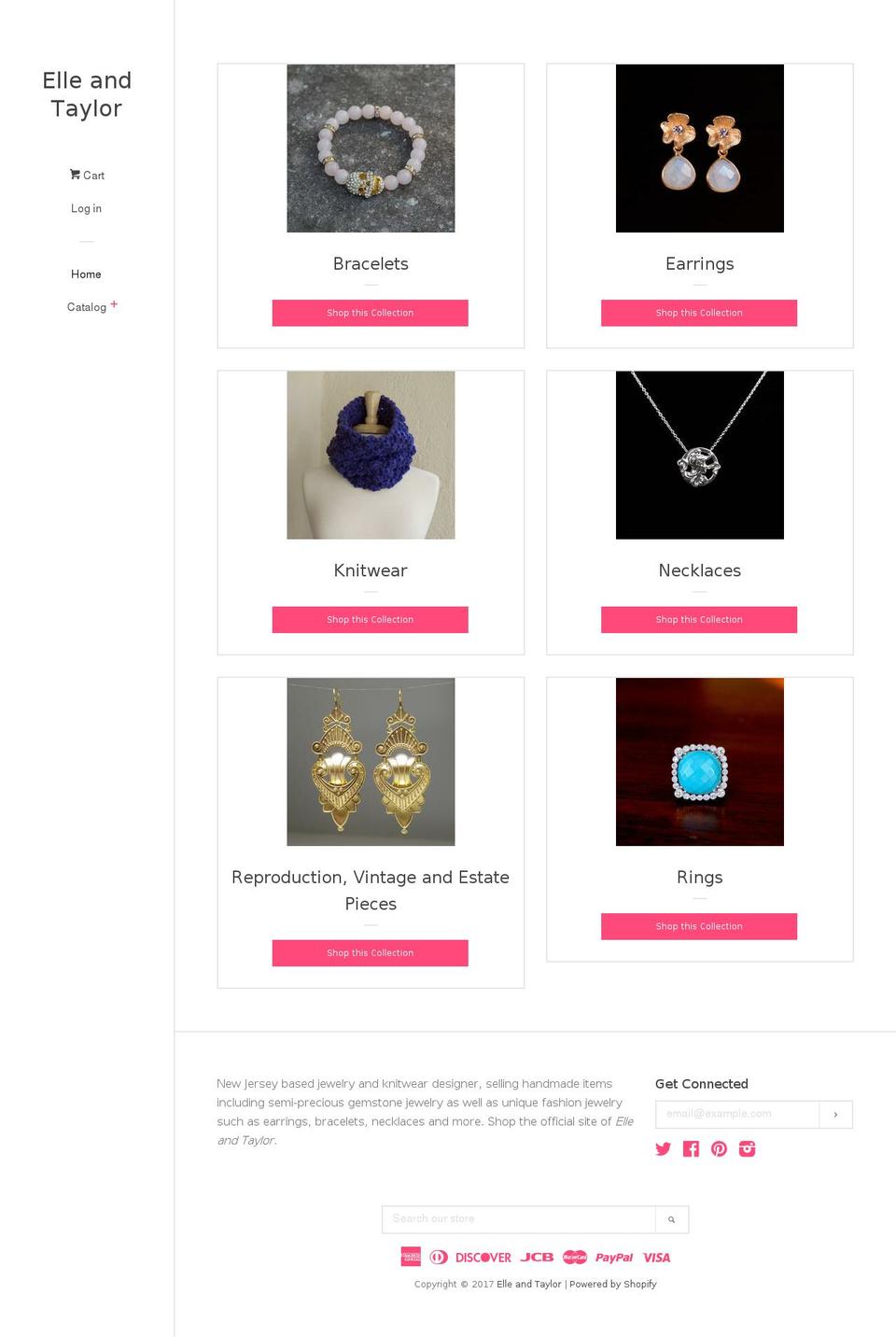 elleandtaylor.com shopify website screenshot