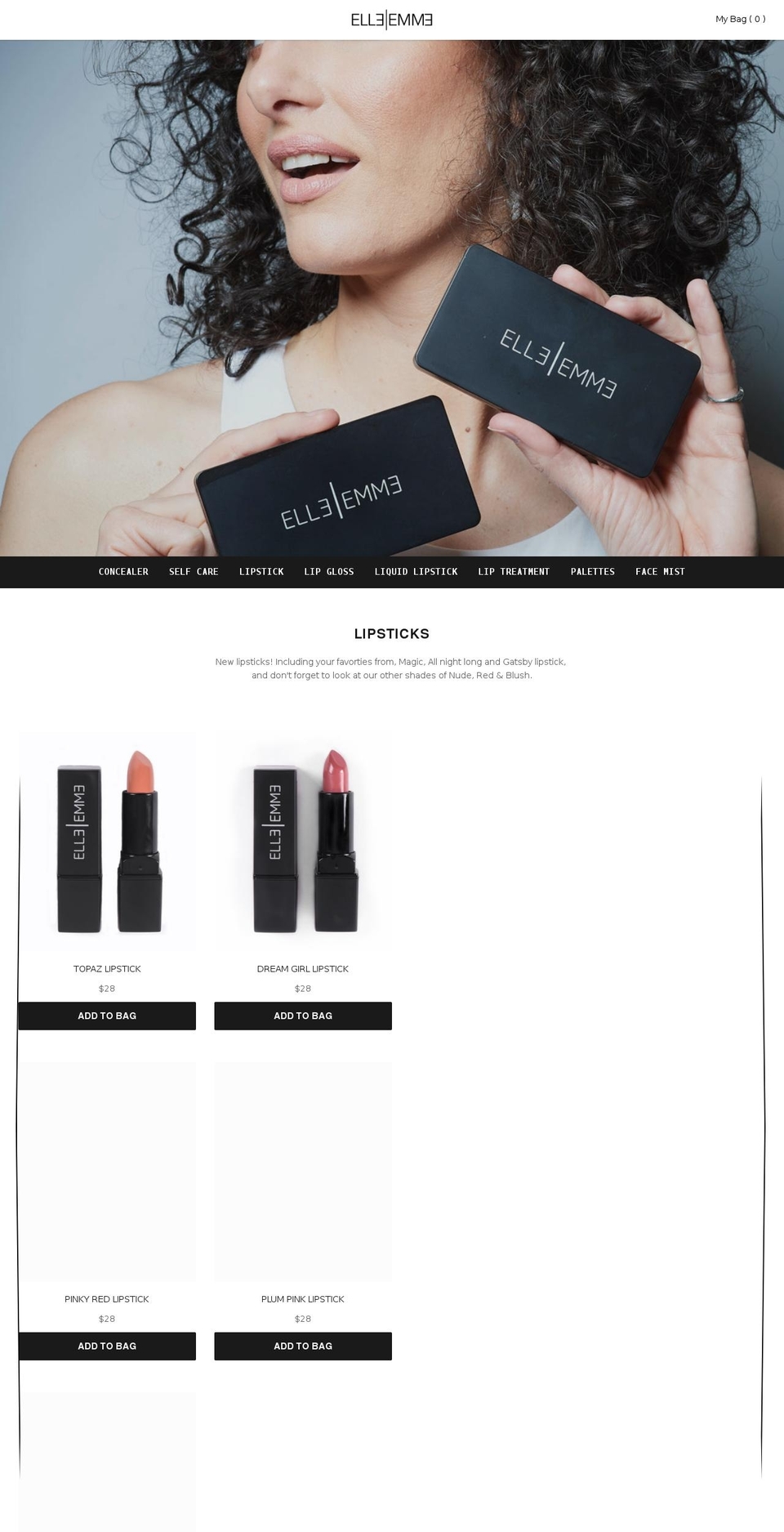 elleemmeco.com shopify website screenshot