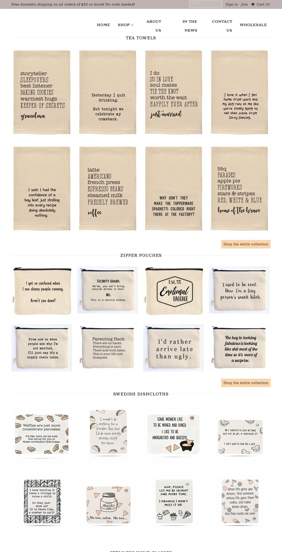 ellembeegift.com shopify website screenshot