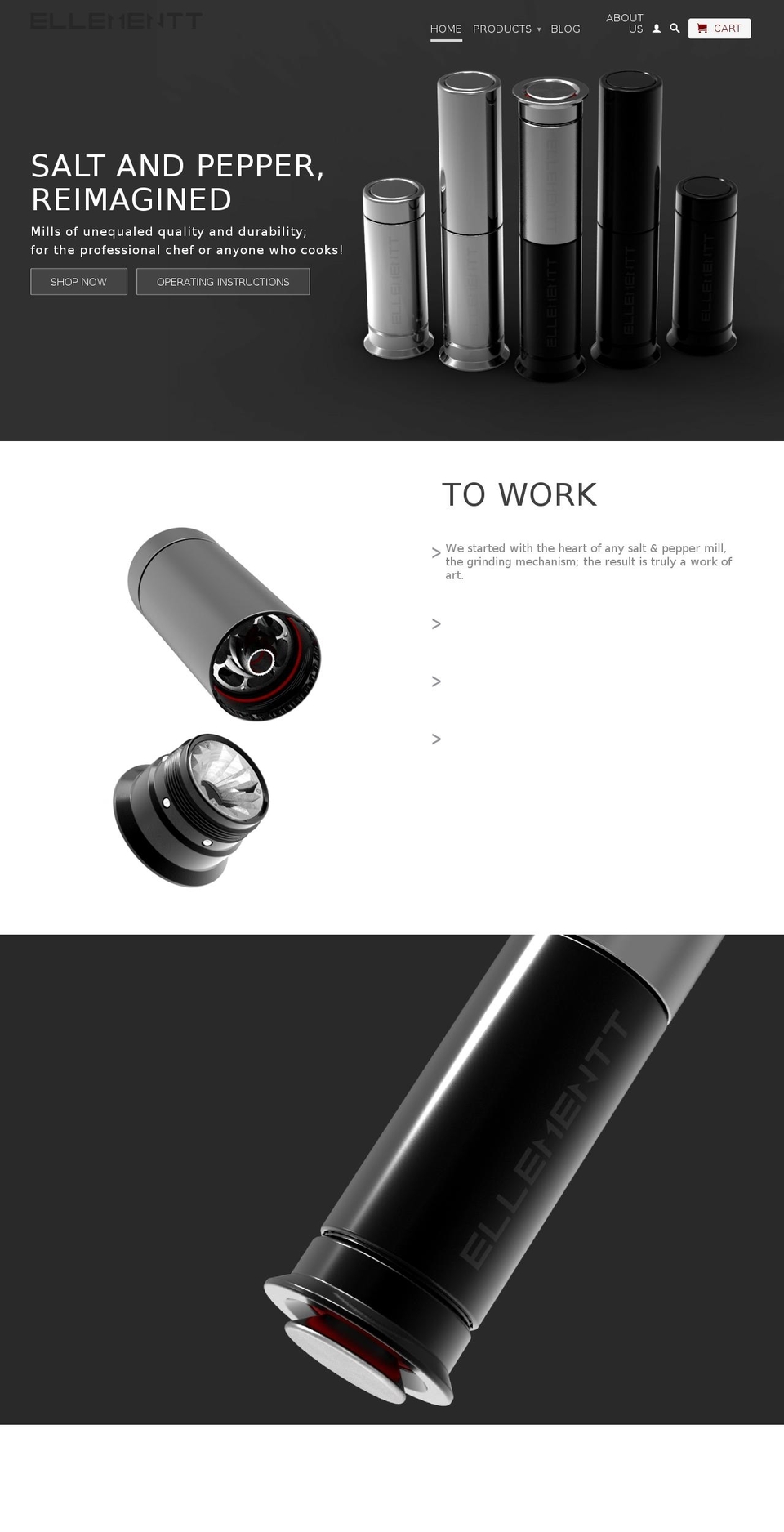 ellementt.com shopify website screenshot