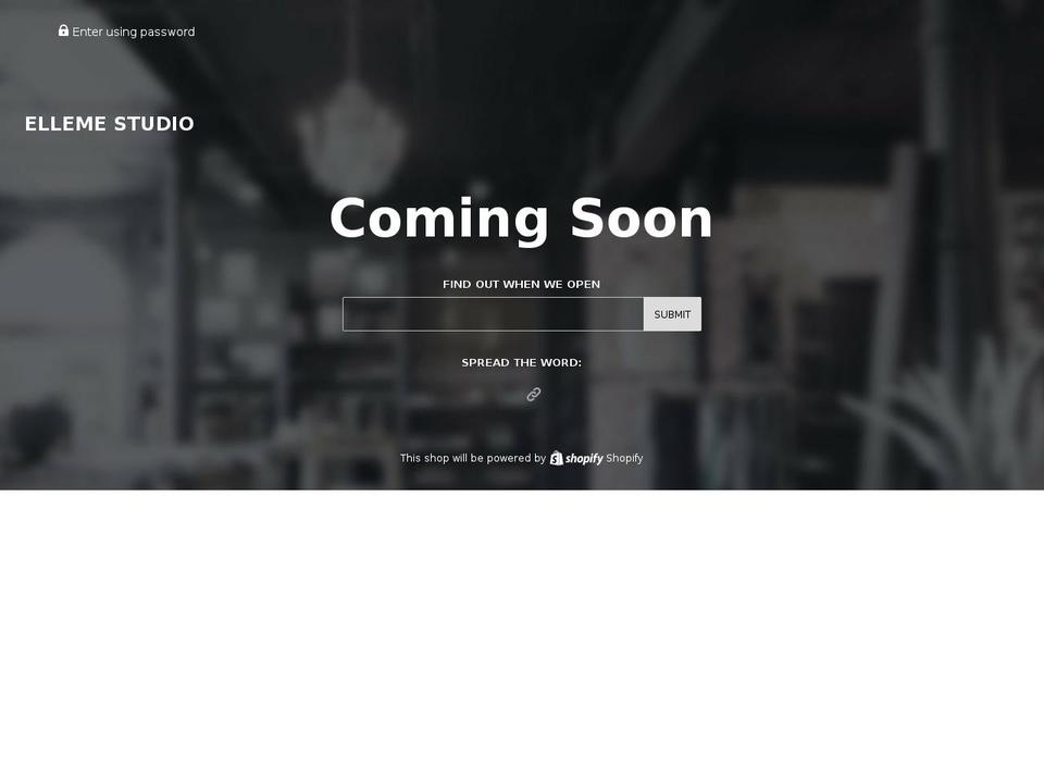 ellemestudio.com — Shopify storefront screenshot