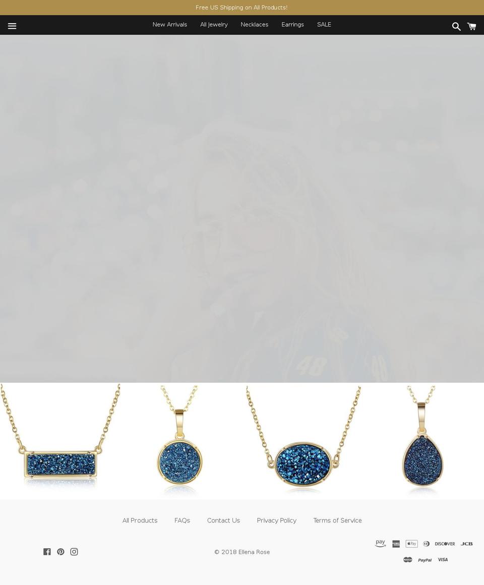 ellena-rose.com — Shopify storefront screenshot