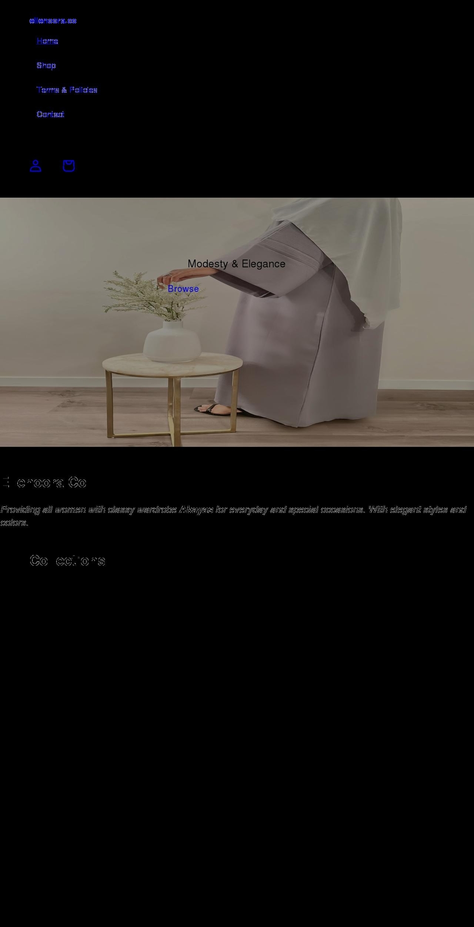 ellenoora.com shopify website screenshot