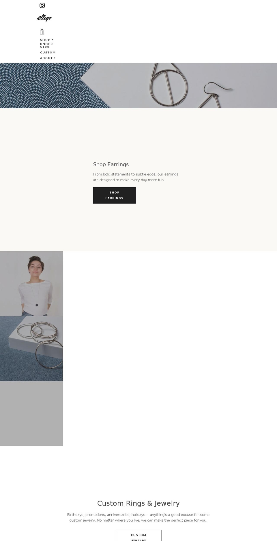 elleyo.com shopify website screenshot