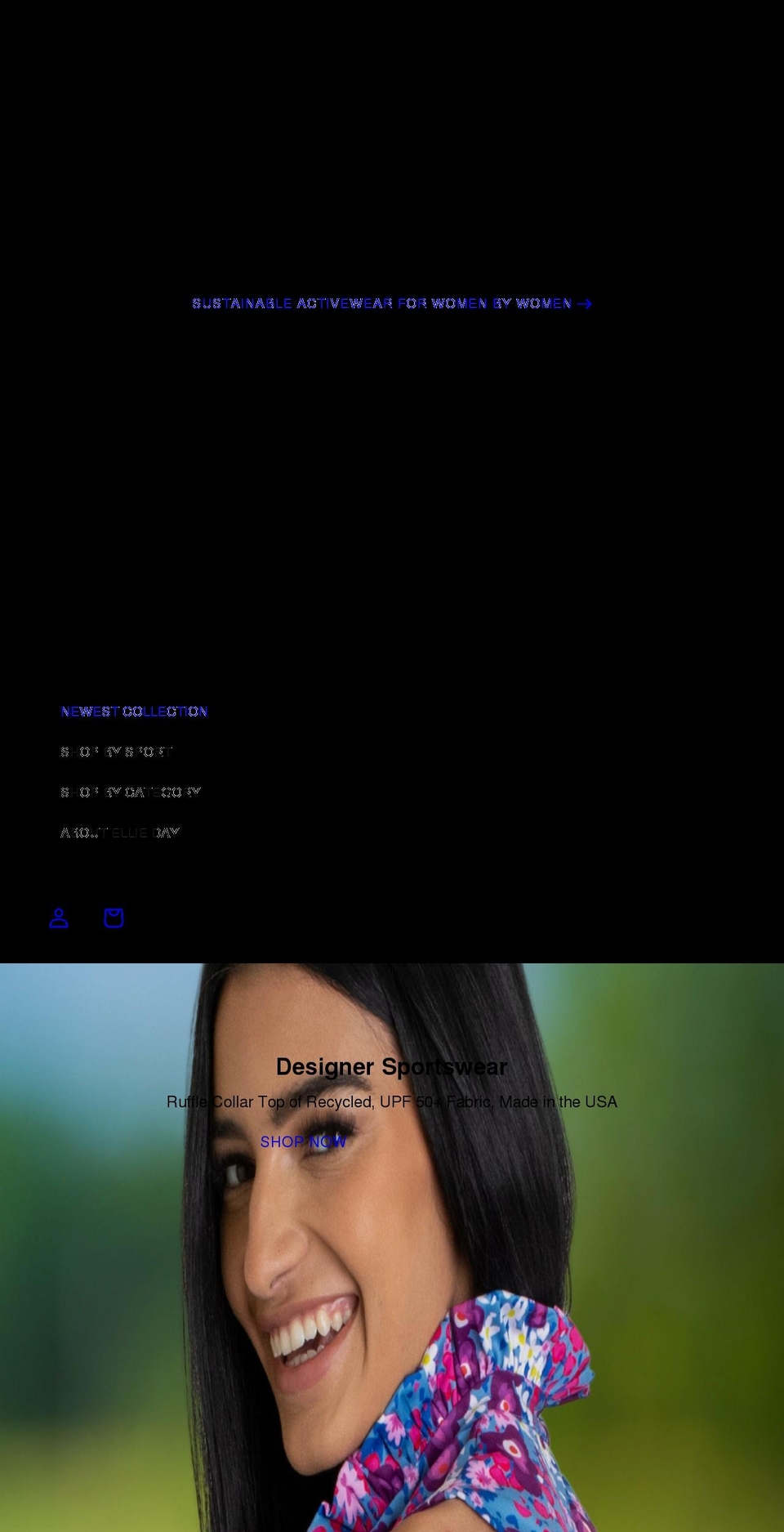 ellieday.com shopify website screenshot