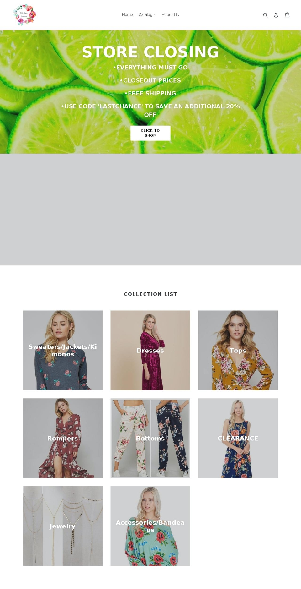 ellielynnboutique.com — Shopify storefront screenshot