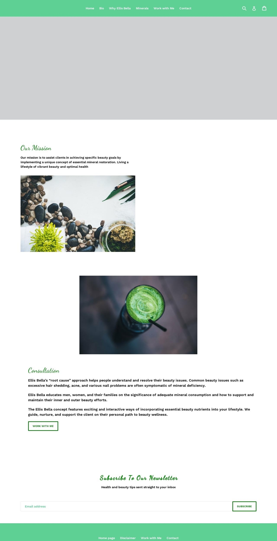 ellisbella.com — Shopify storefront screenshot