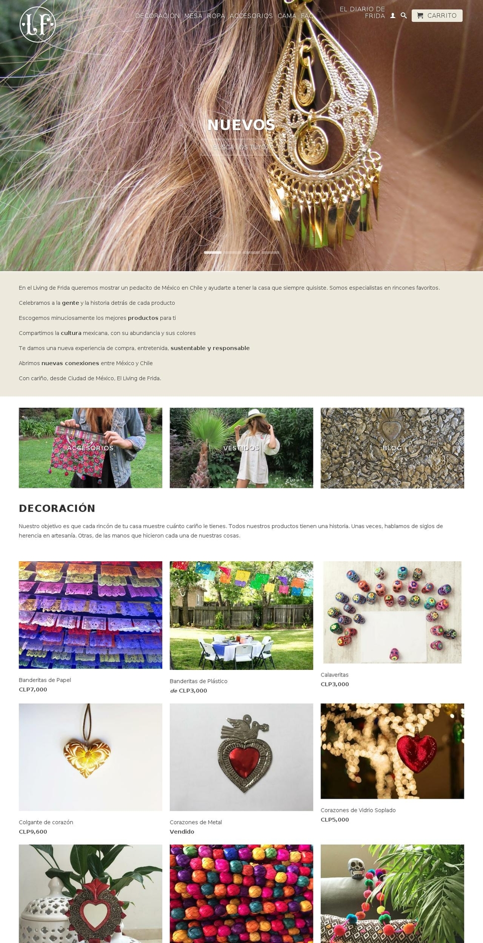 ellivingdefrida.com shopify website screenshot