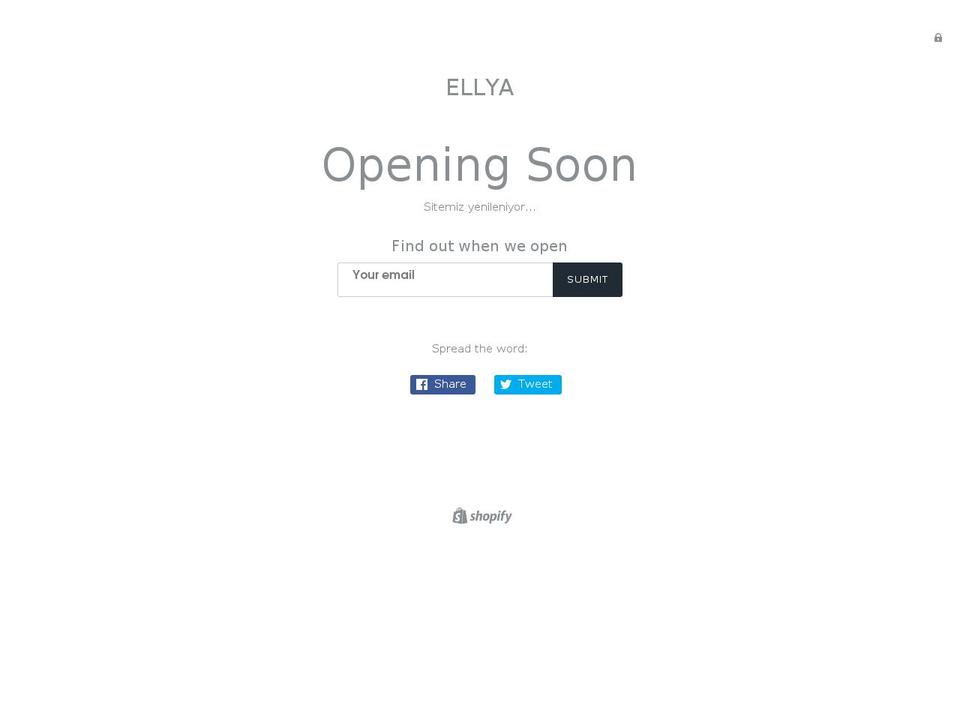 ellya.com shopify website screenshot