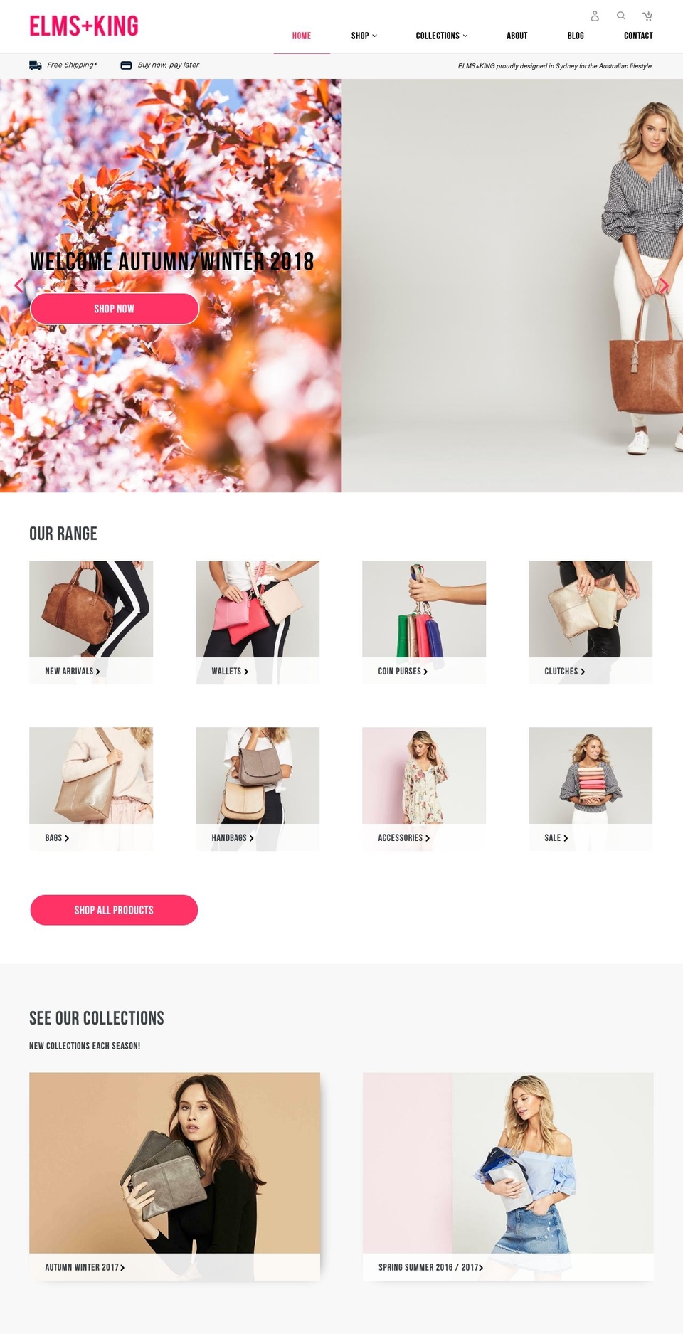 Elms and King 8May2018 Shopify theme site example elmsandking.com.au