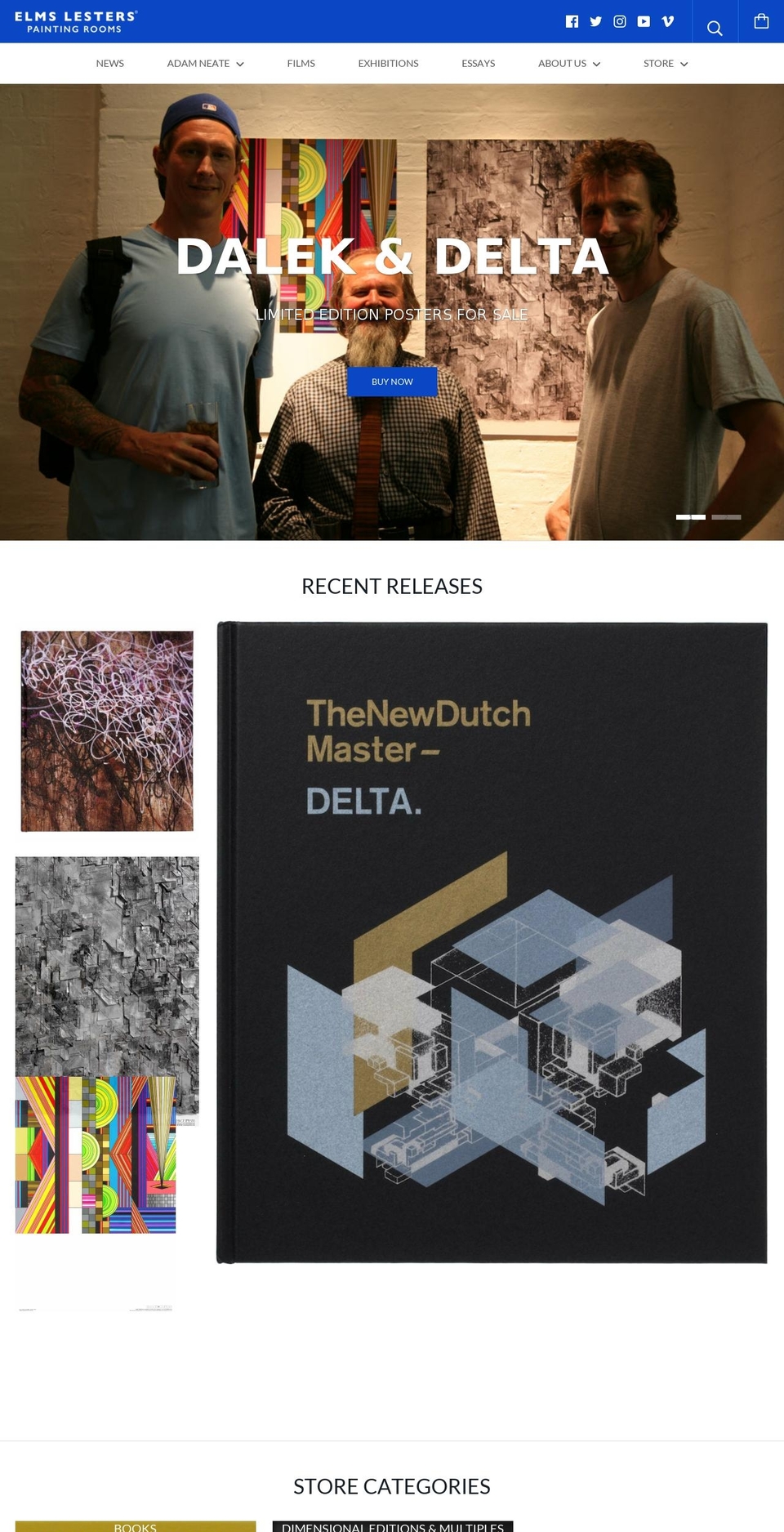 elmslesters.myshopify.com shopify website screenshot