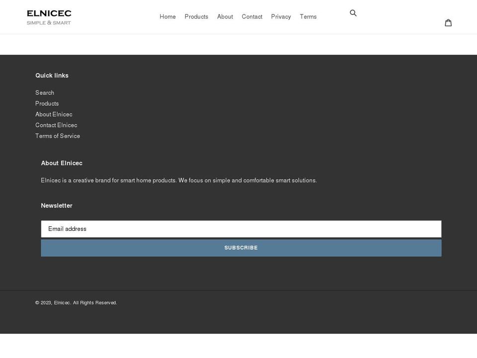 elnicecs.com shopify website screenshot