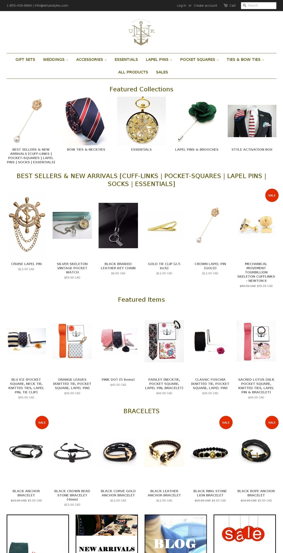 elnukstyles.com shopify website screenshot