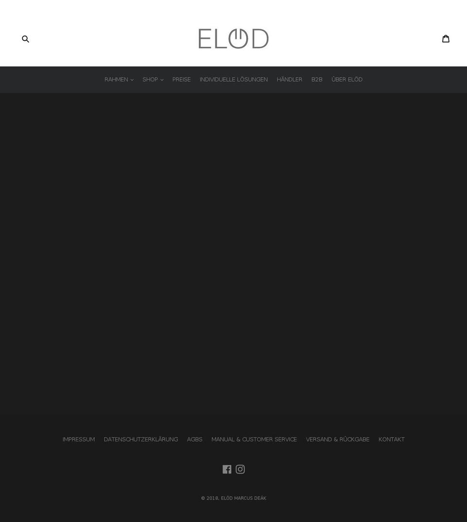 eloed-photo.com — Shopify storefront screenshot