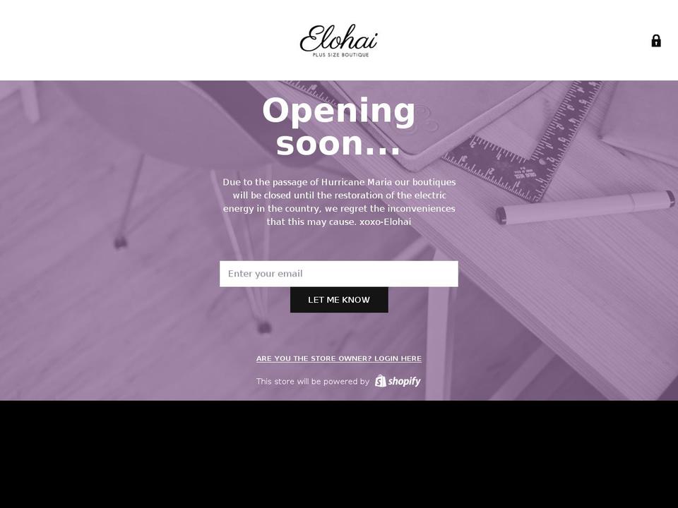 elohai.com — Shopify storefront screenshot