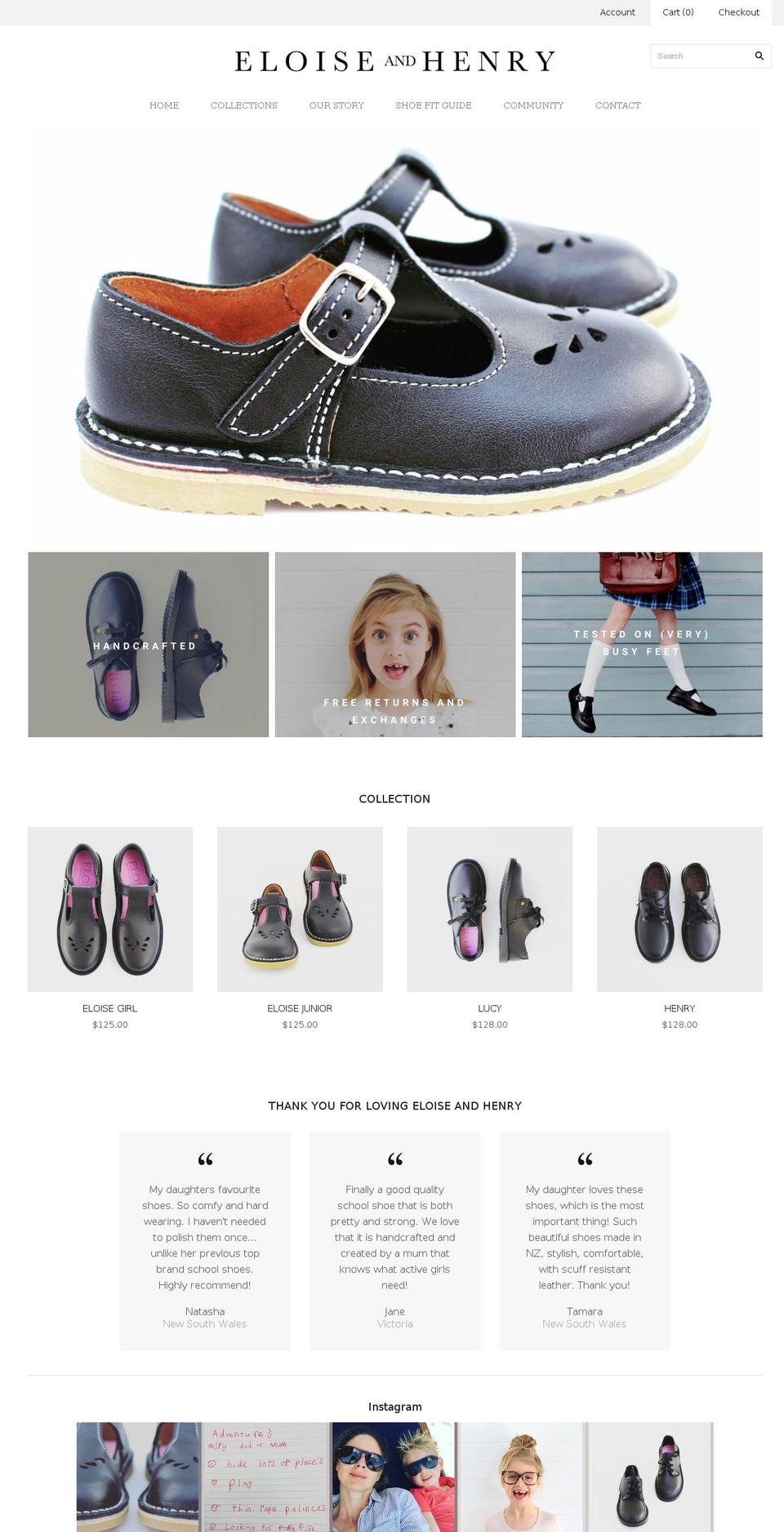 eloiseandhenry.com shopify website screenshot