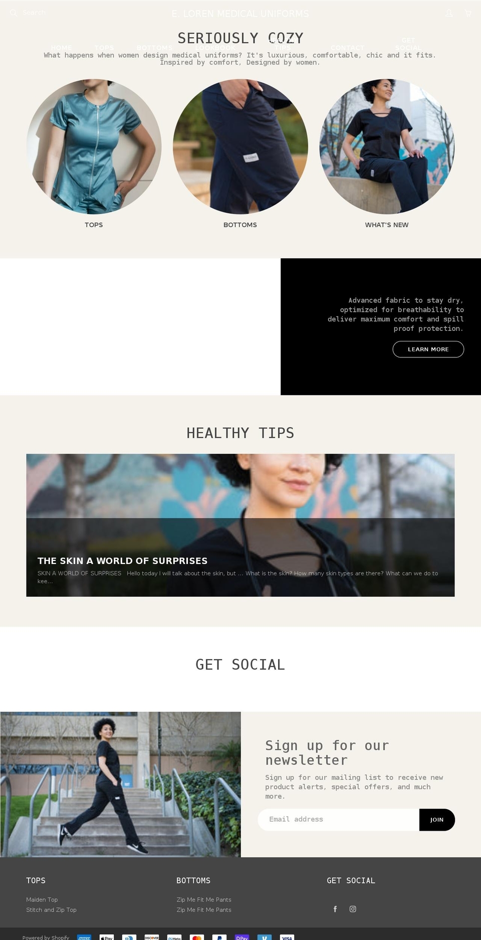 elorenmu.com — Shopify storefront screenshot