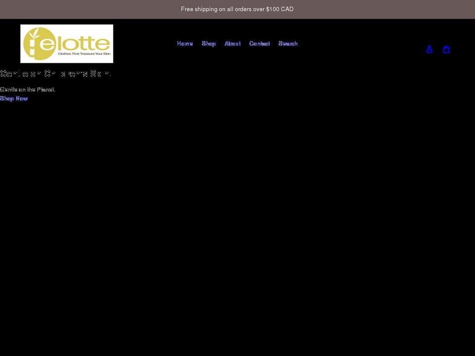 elotte.shop shopify website screenshot