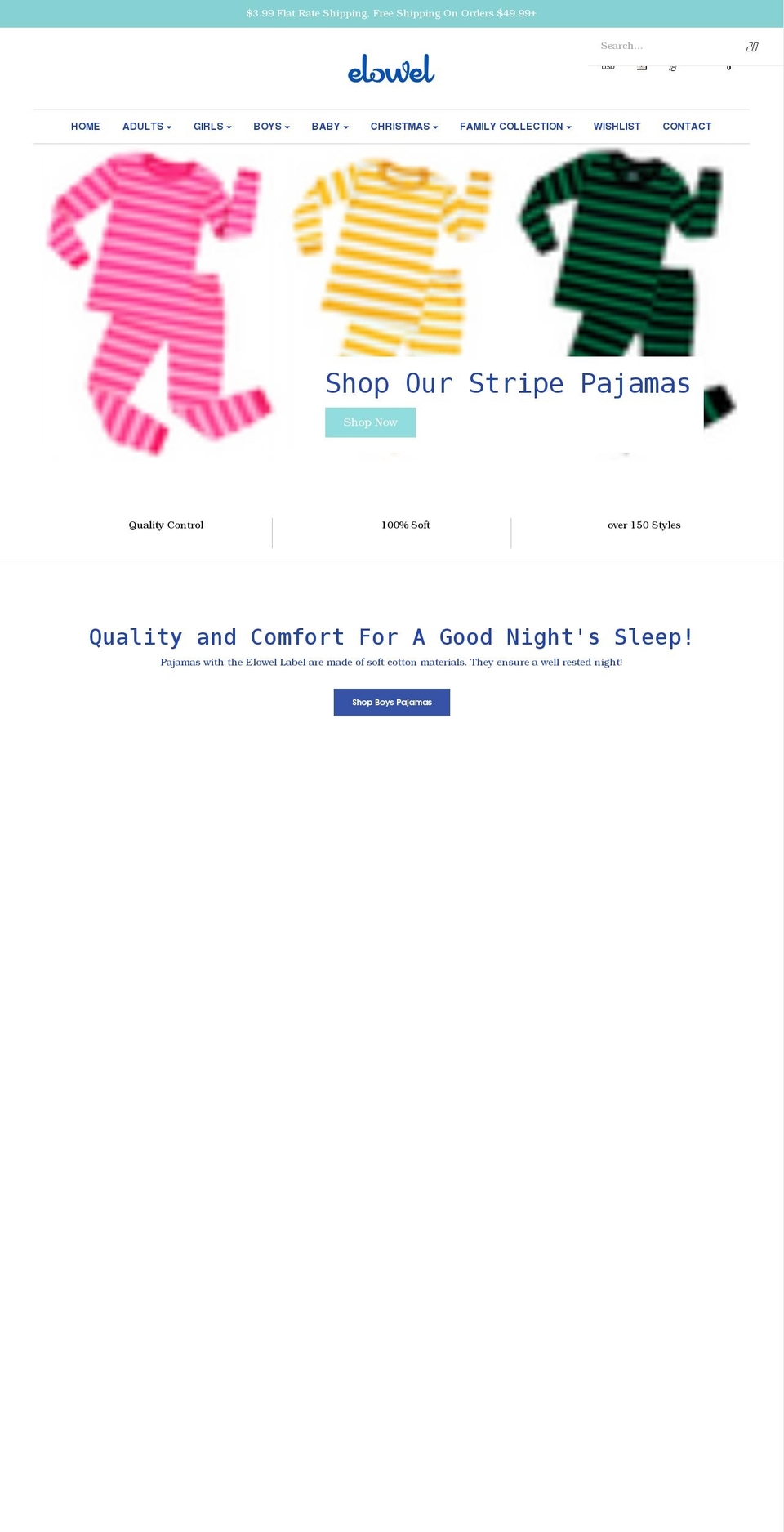 elowel.com shopify website screenshot
