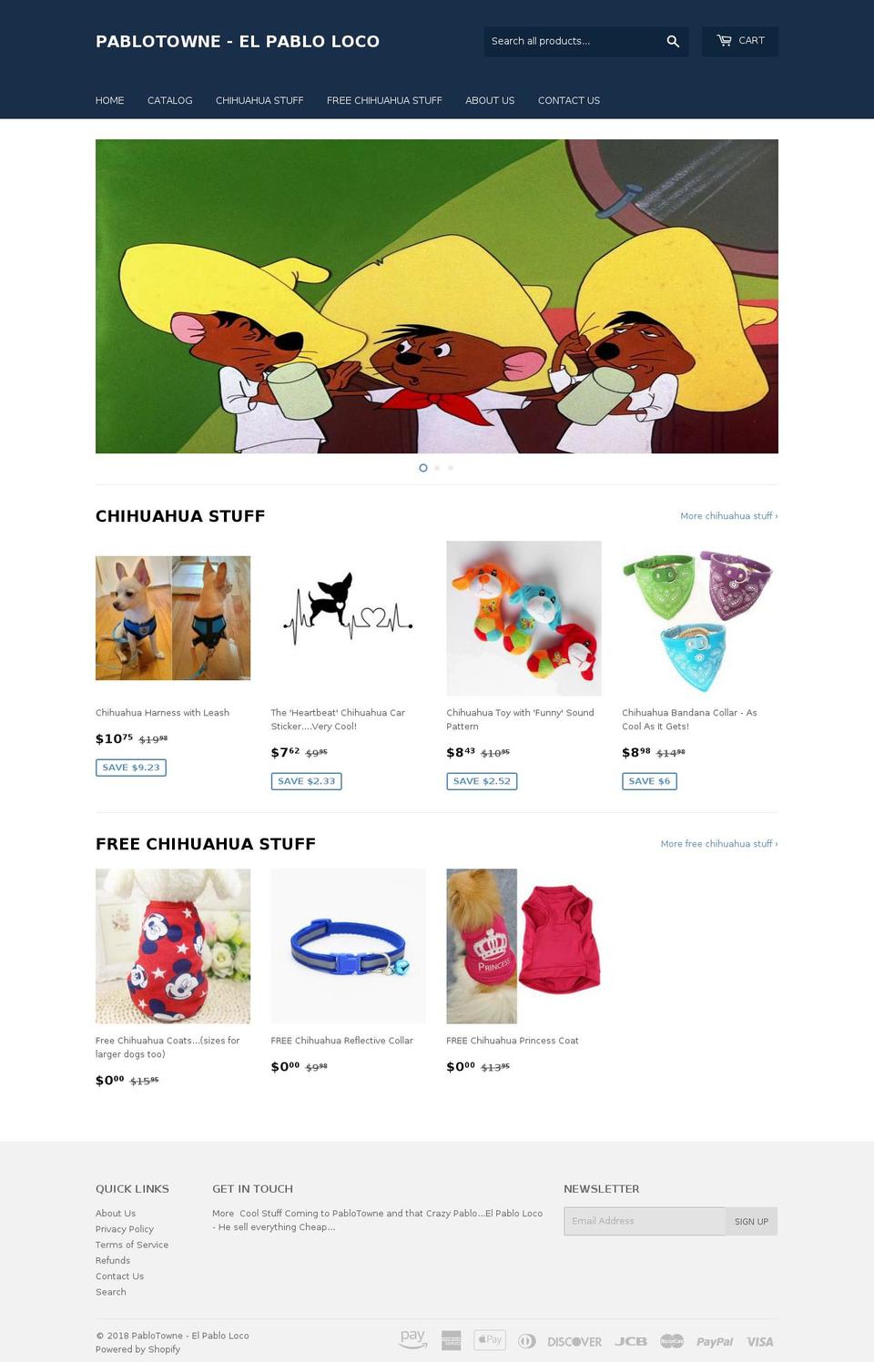 elpabloloco.com shopify website screenshot