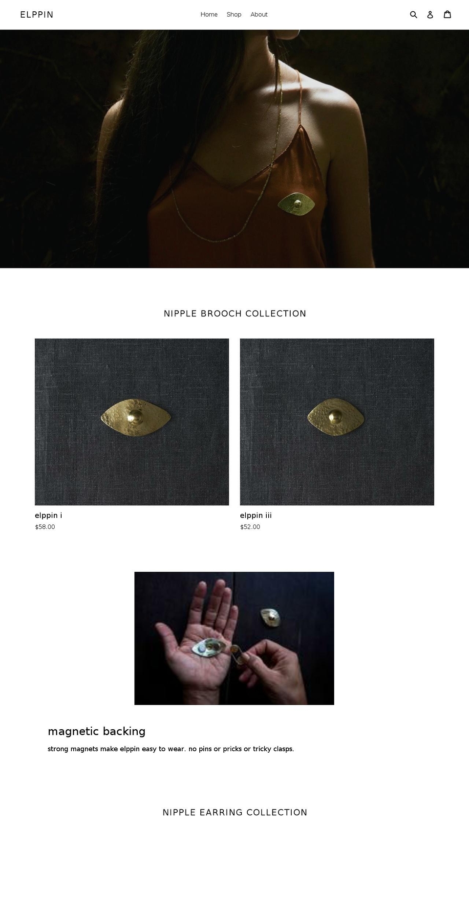 elppin.com shopify website screenshot