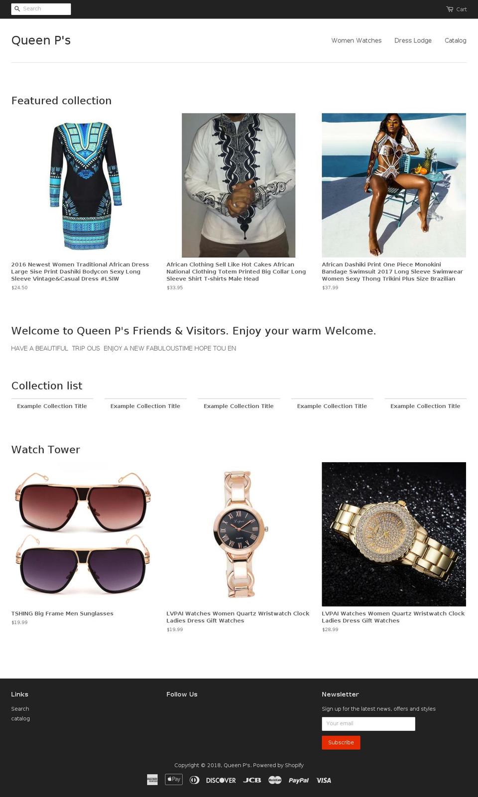 elqueen-ps.com — Shopify storefront screenshot