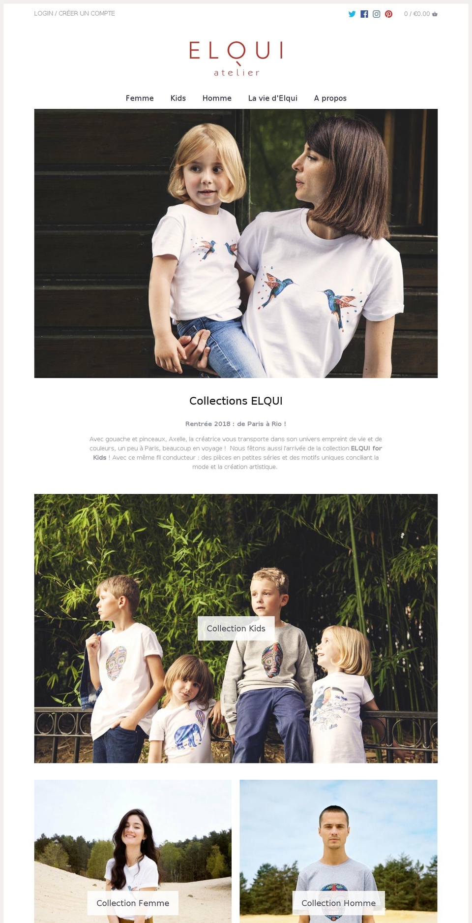 elquiatelier.com — Shopify storefront screenshot