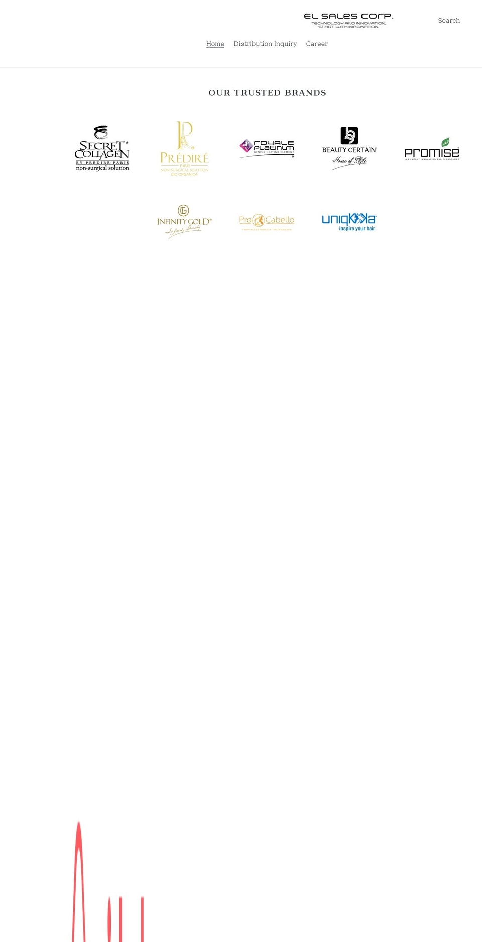 elsalescorp.com shopify website screenshot