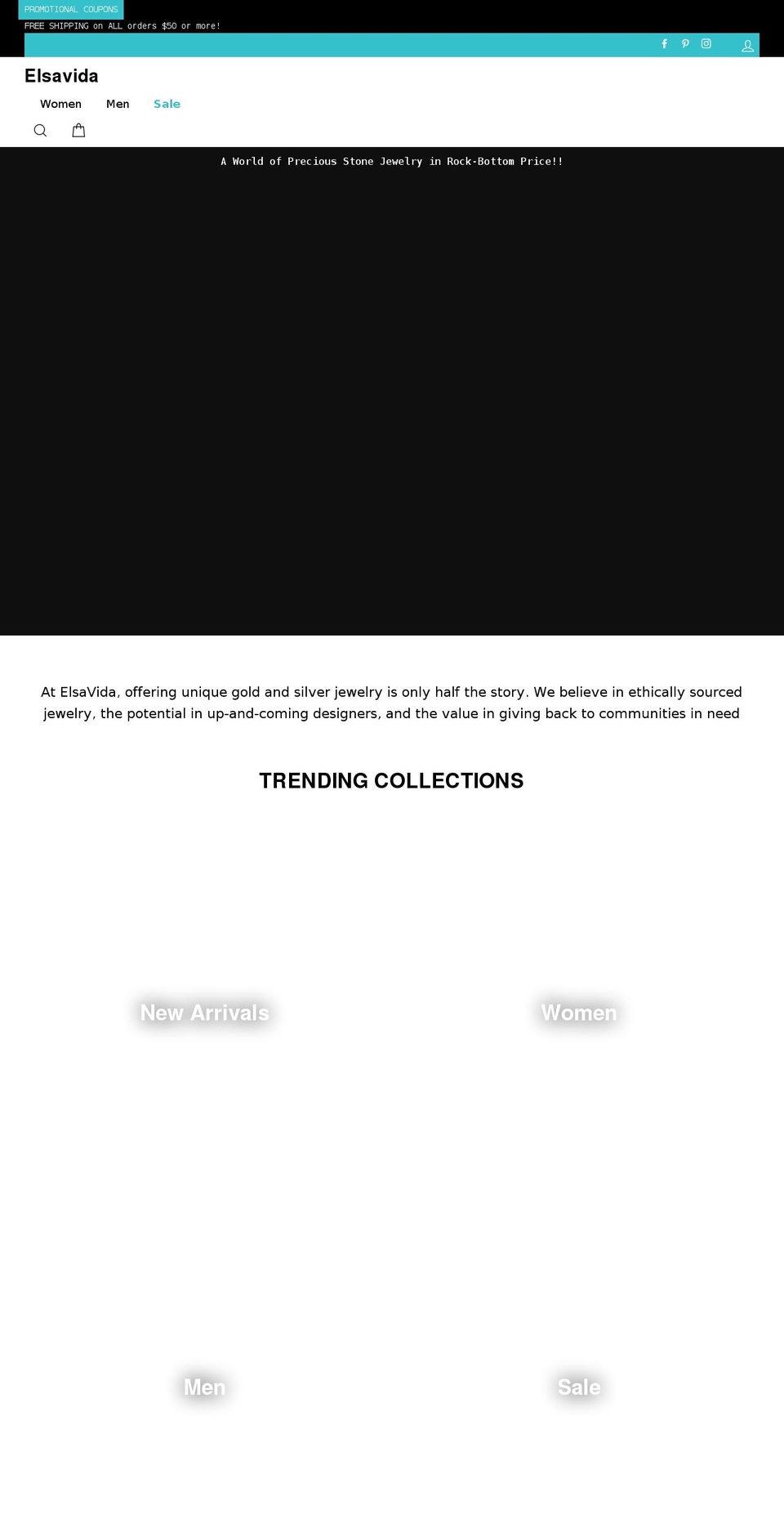 elsavida.com shopify website screenshot