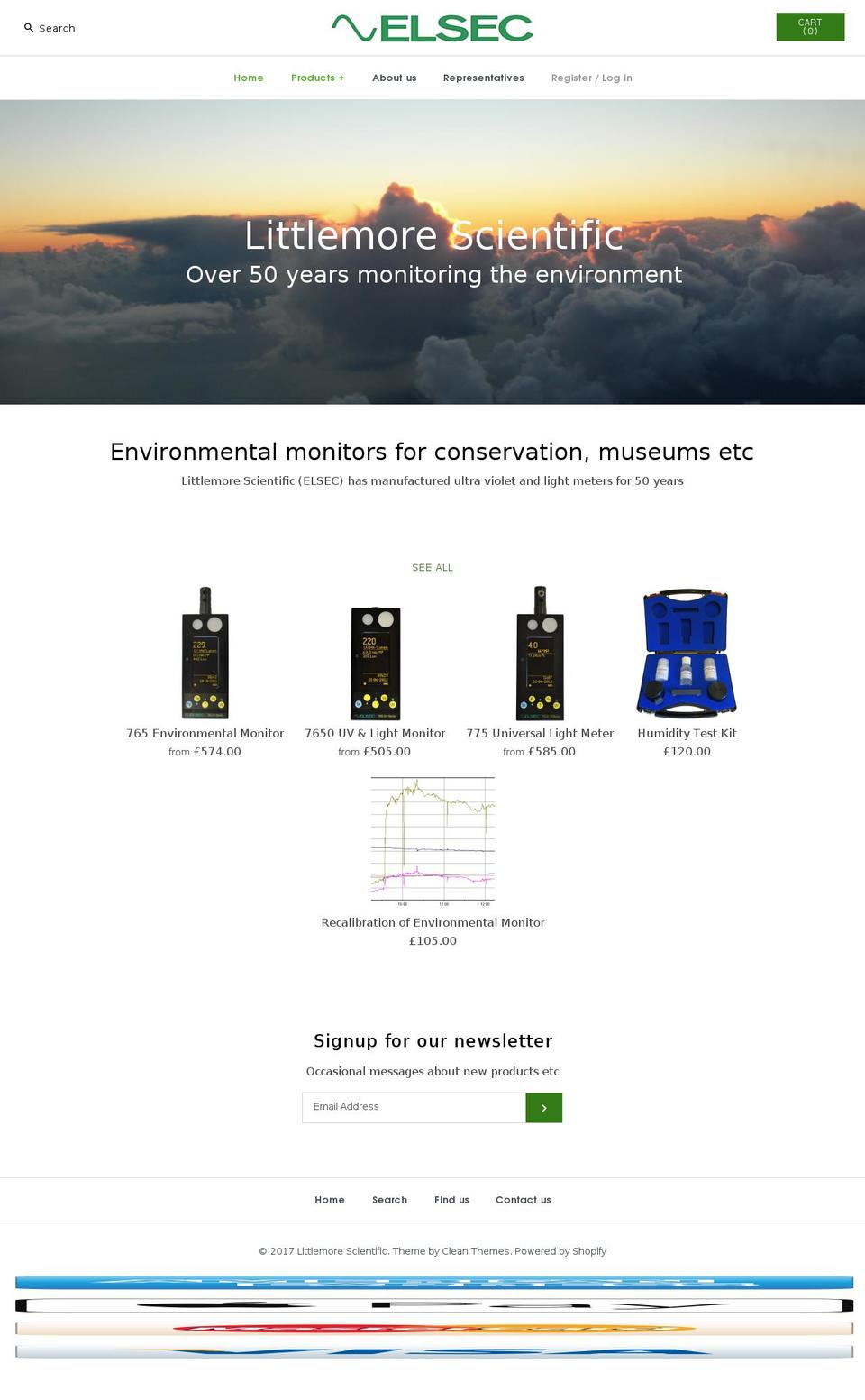 elsec.com shopify website screenshot