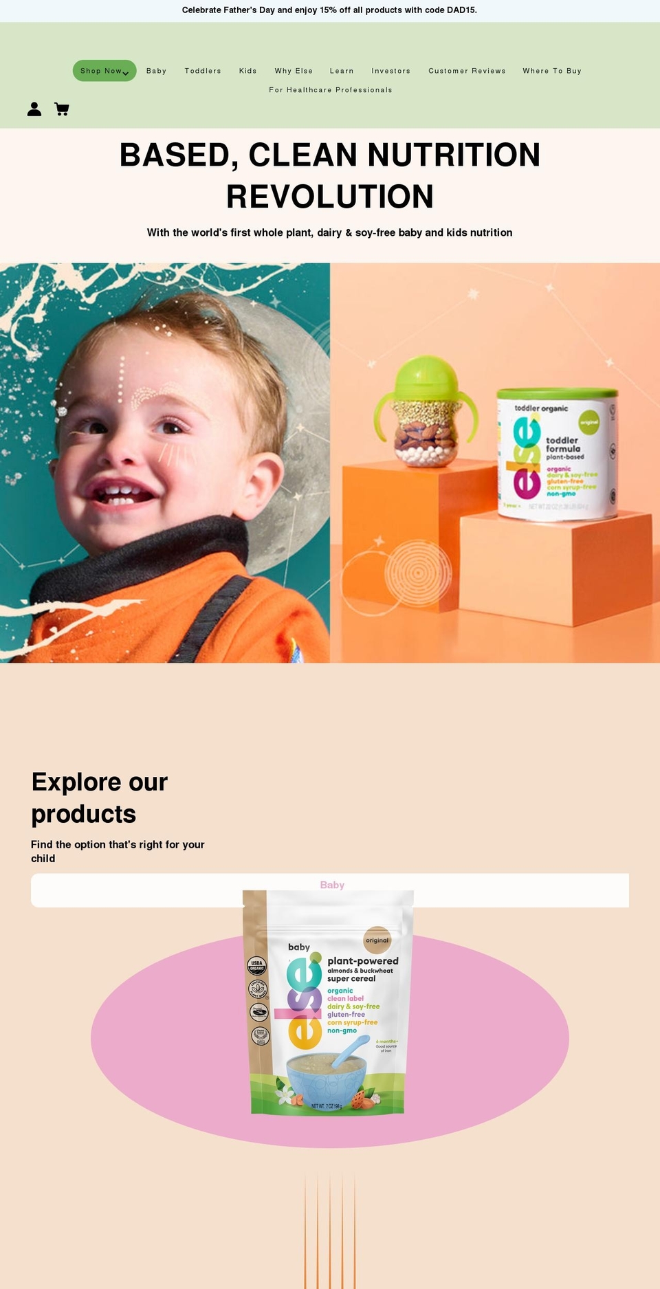 elsenutrition.com shopify website screenshot