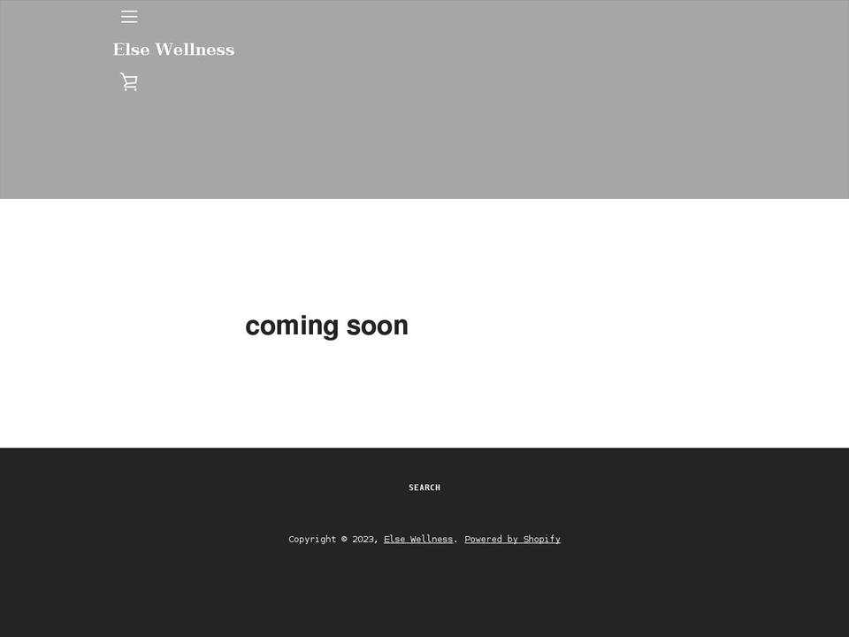 elsewellness.com shopify website screenshot