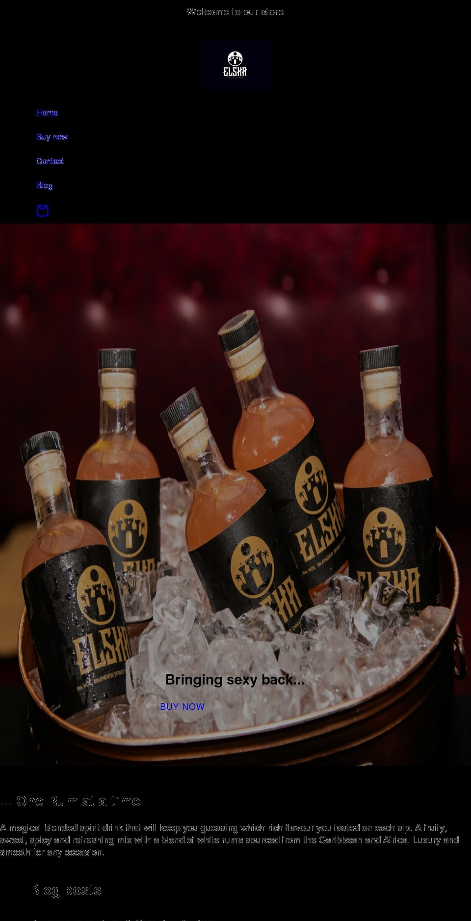 elsha.co.uk shopify website screenshot