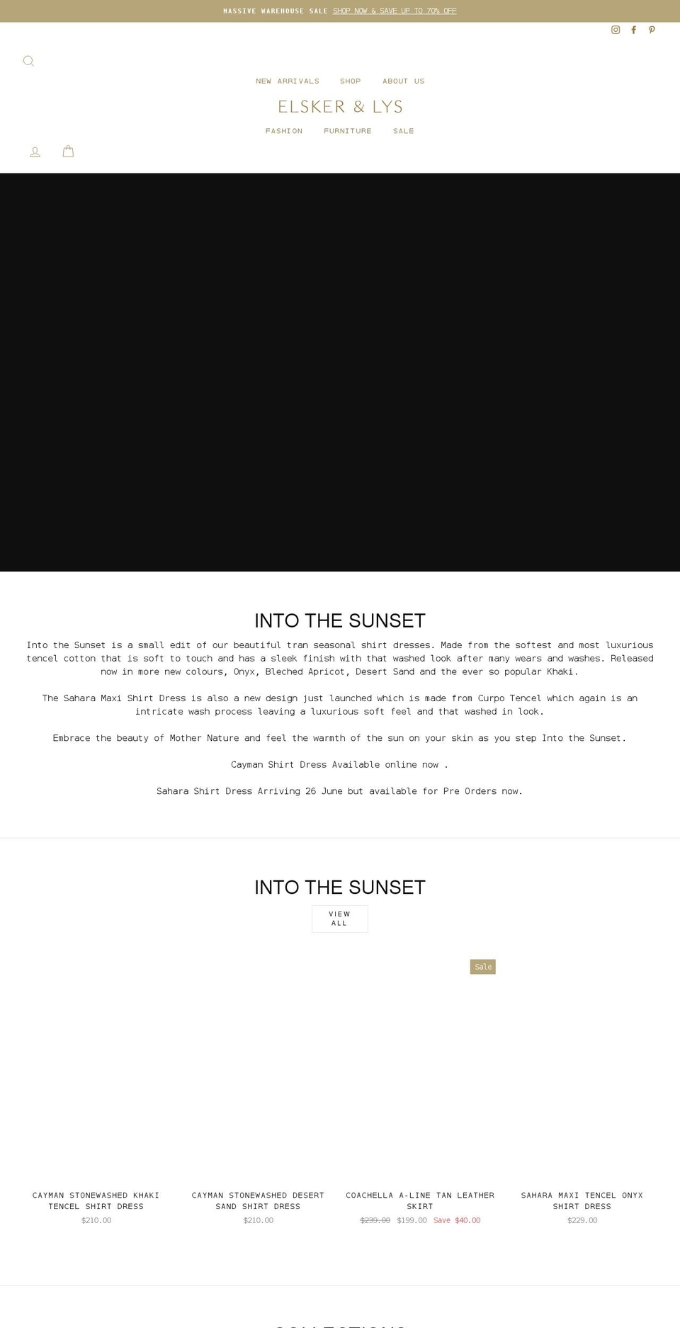 elskerlys.com.au shopify website screenshot