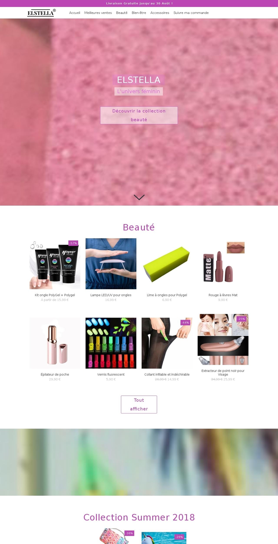 fastlane-1-54-active Shopify theme site example elstella.com