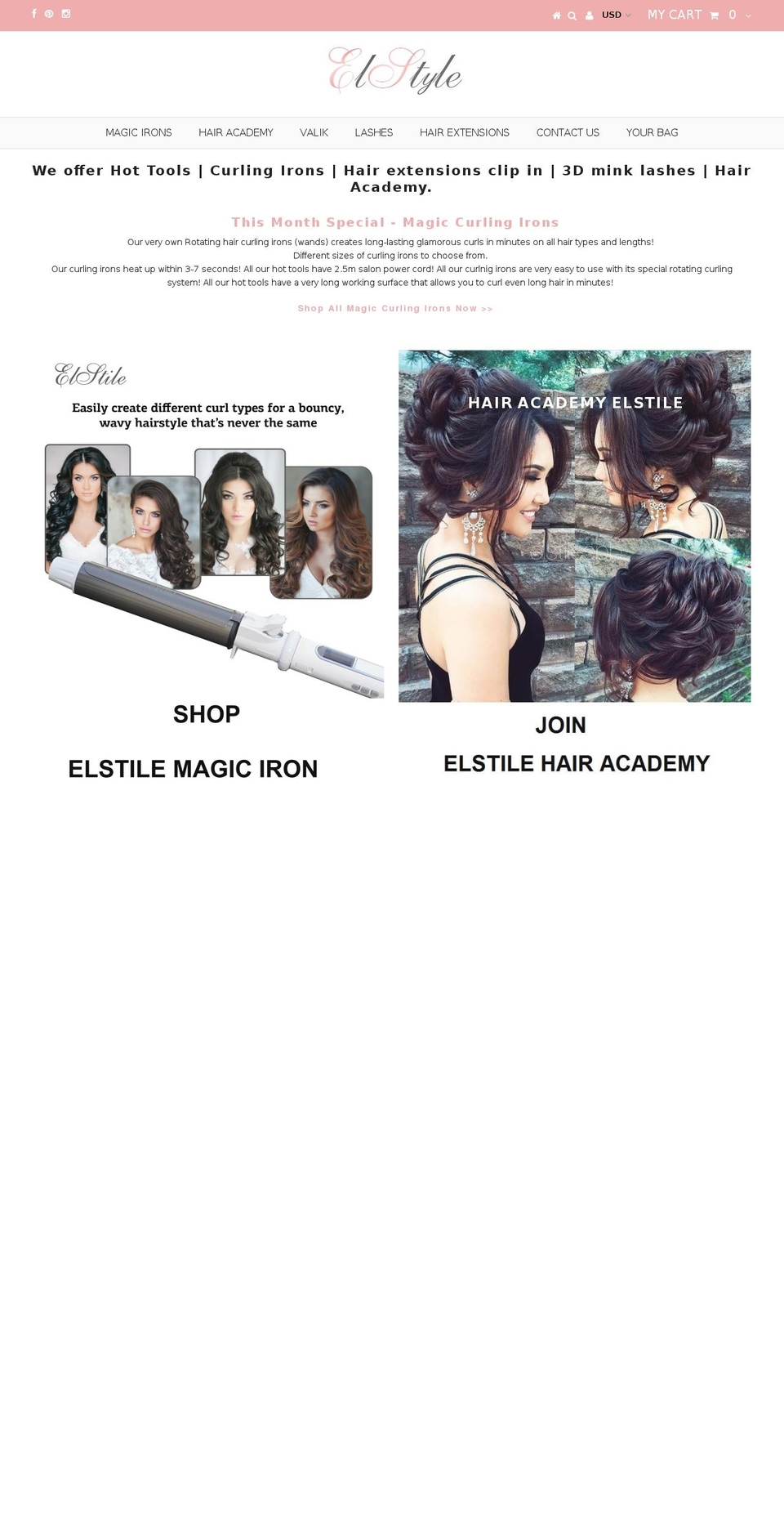 elstileshop.com shopify website screenshot