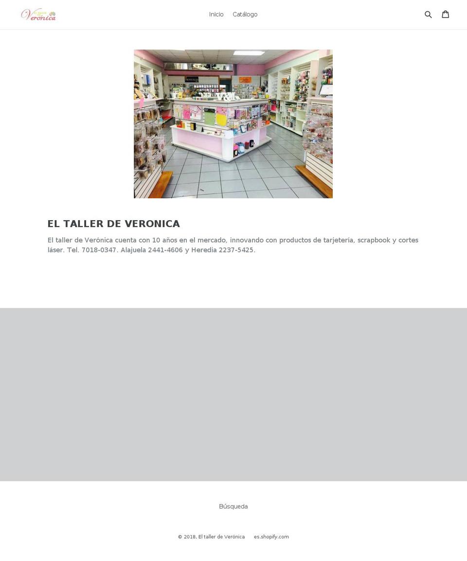eltallerdeveronica.com shopify website screenshot