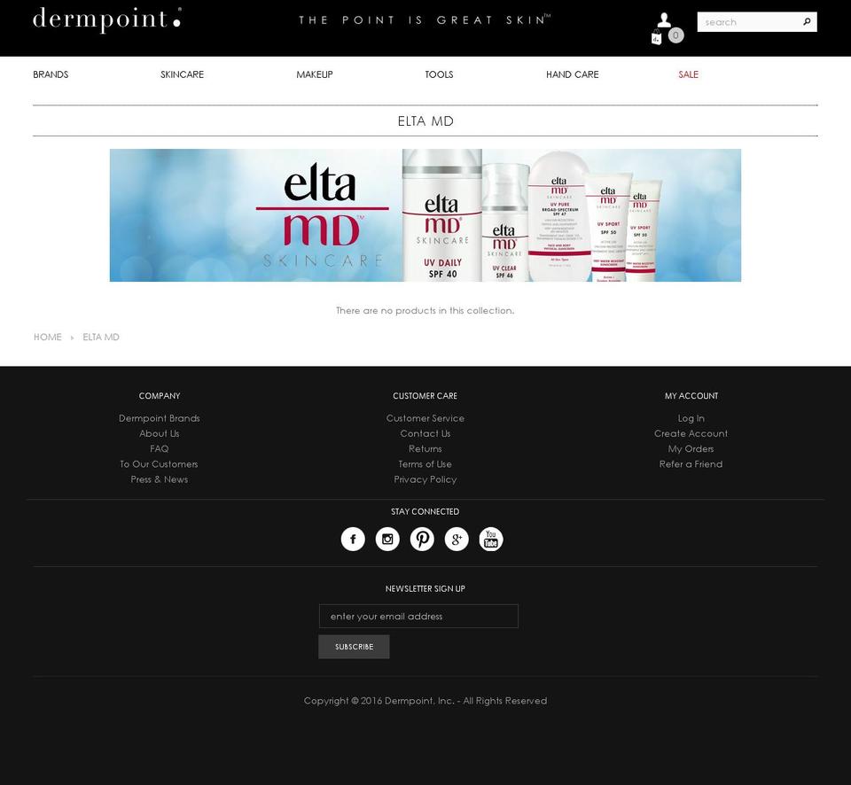 Dermpoint Shopify theme site example eltamdsale.com