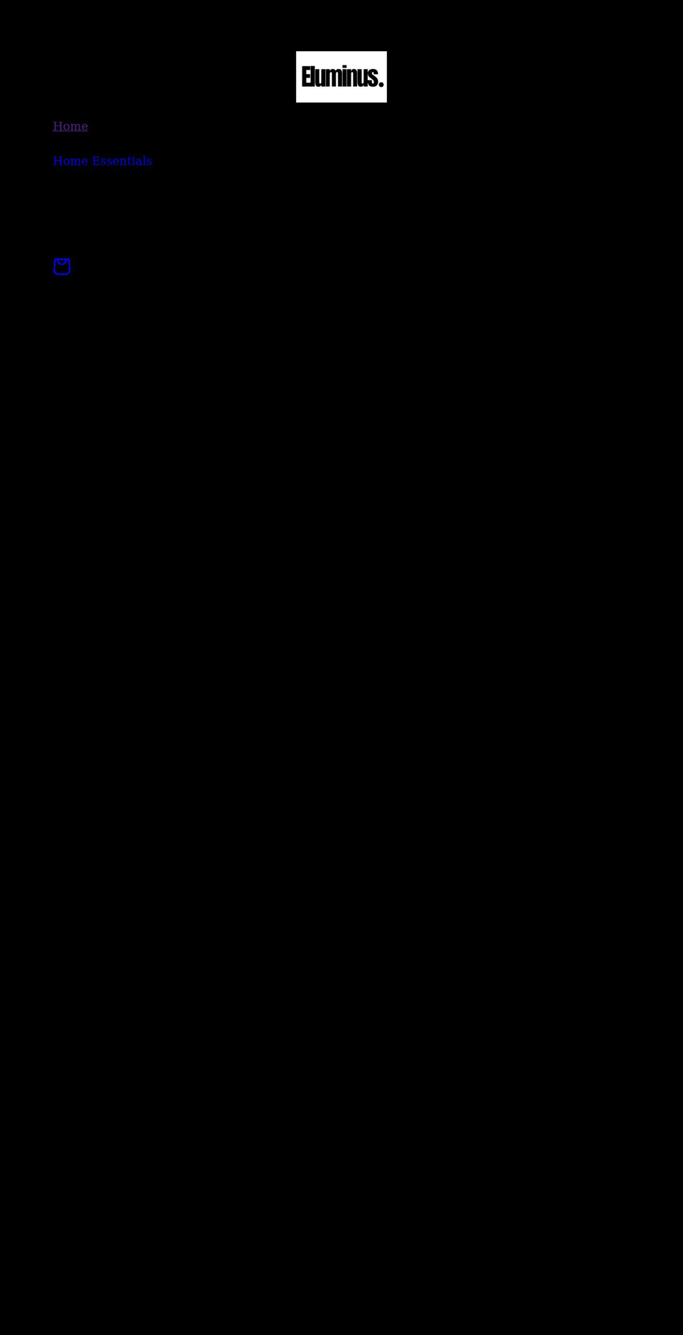 eluminus.com shopify website screenshot