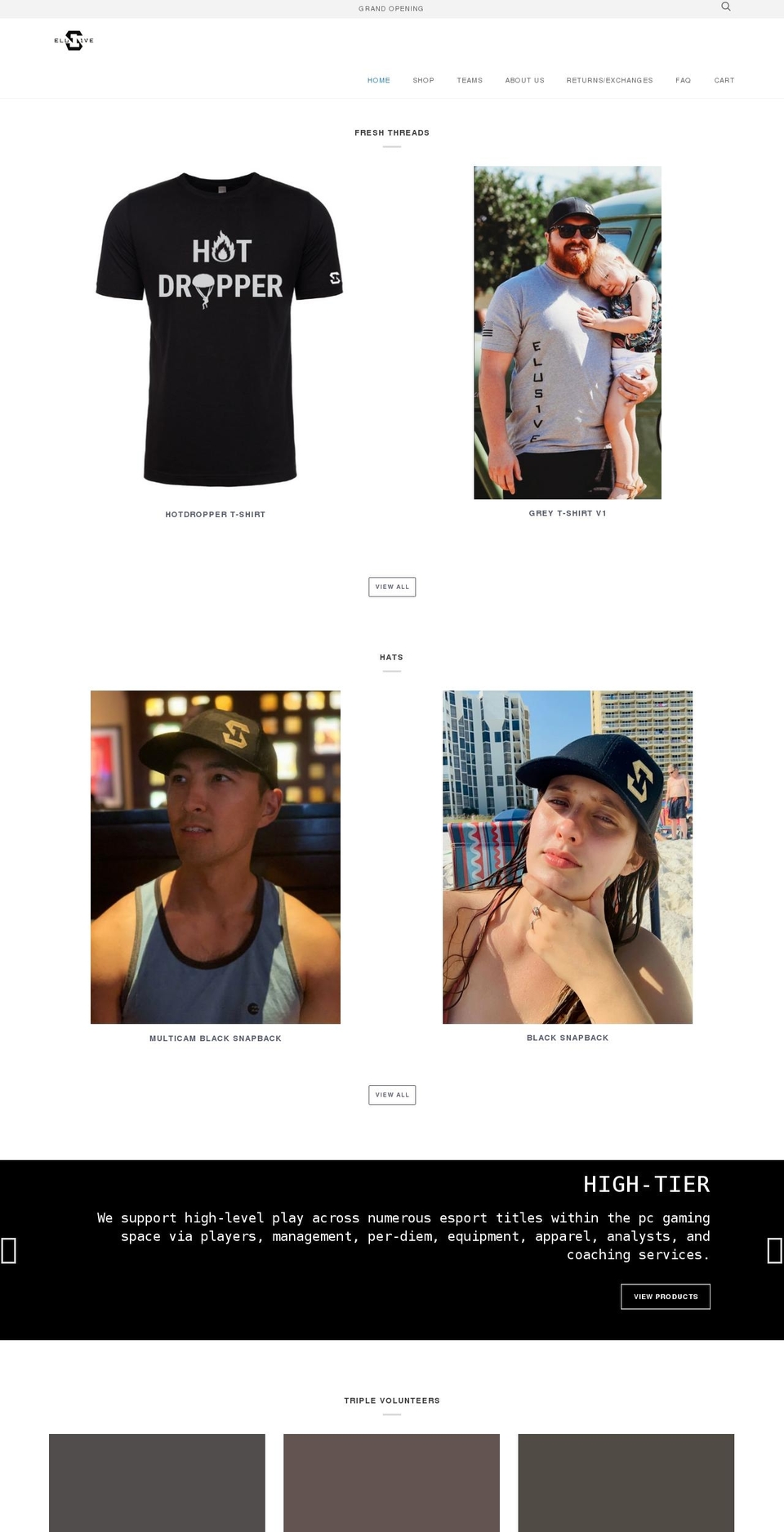 elus1ve.com shopify website screenshot