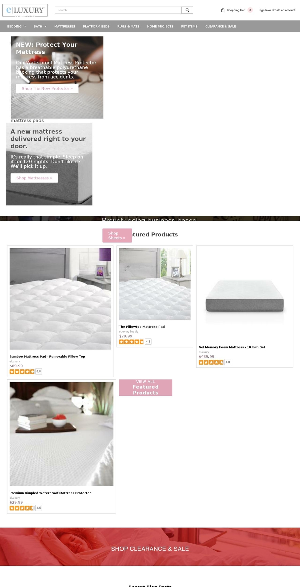 eluxuryshopper.com — Shopify storefront screenshot
