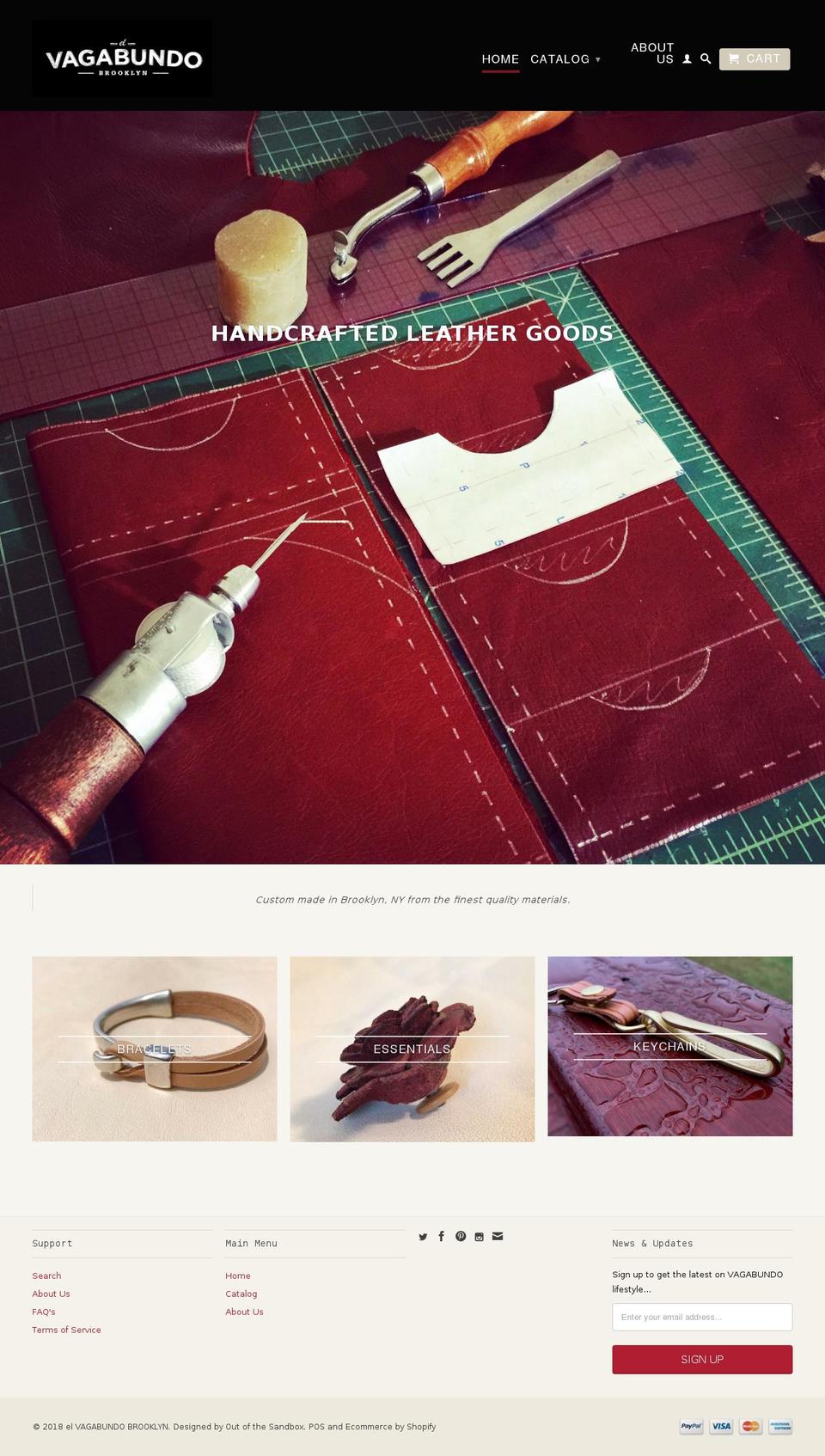 elvbk.com — Shopify storefront screenshot