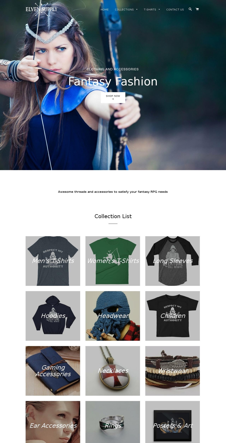 elventhreads.com — Shopify storefront screenshot